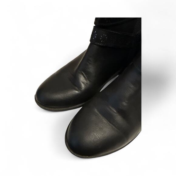 SO Girls Black Samantha Ankle Boot Size 6 - Picture 6 of 7